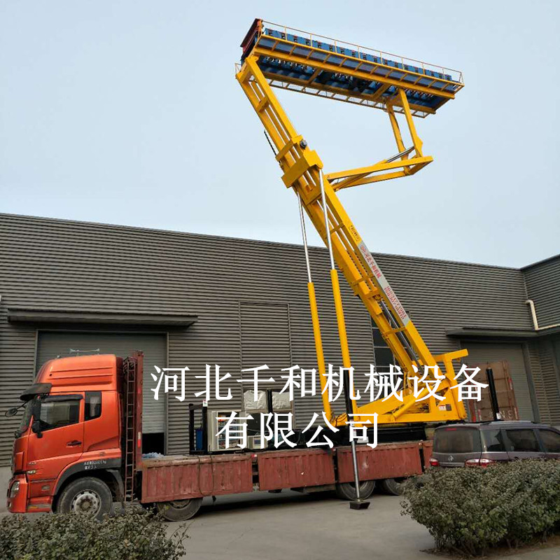 高空上瓦機 車載式18.5米高空壓瓦機黑龍江馬老板訂購
